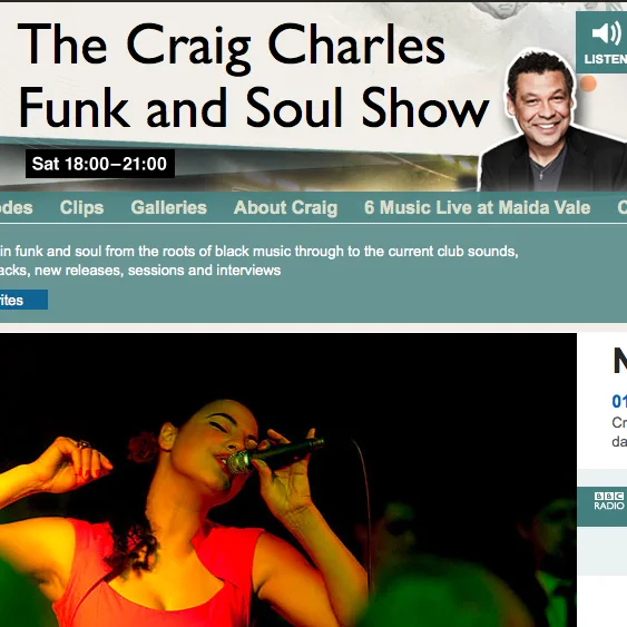 ‘The Oracle’ on BBC Radio 6 Music – The Craig Charles Funk and Soul Show