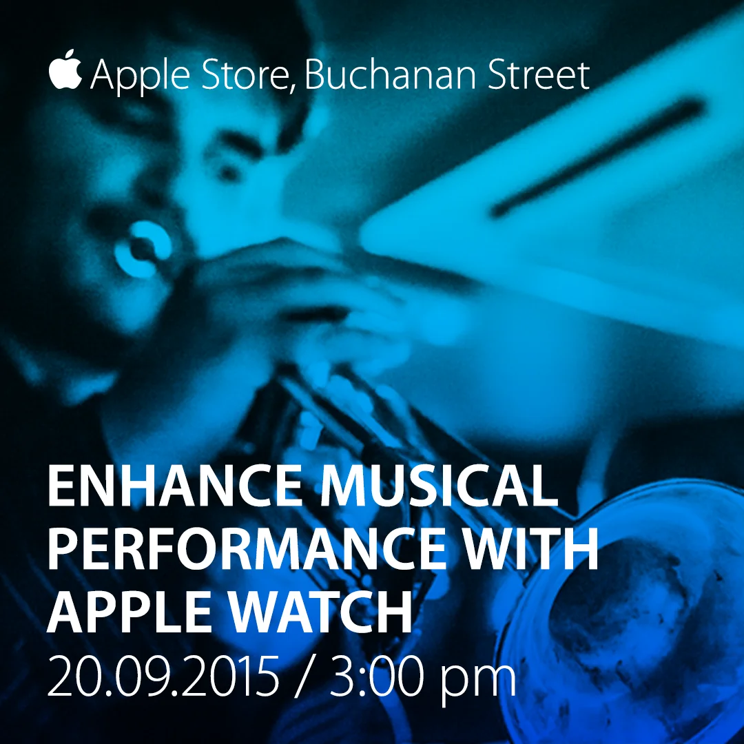 Funkestra at Apple store in Glasgow