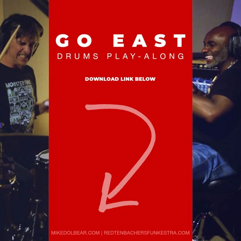Go East | Drums play-along