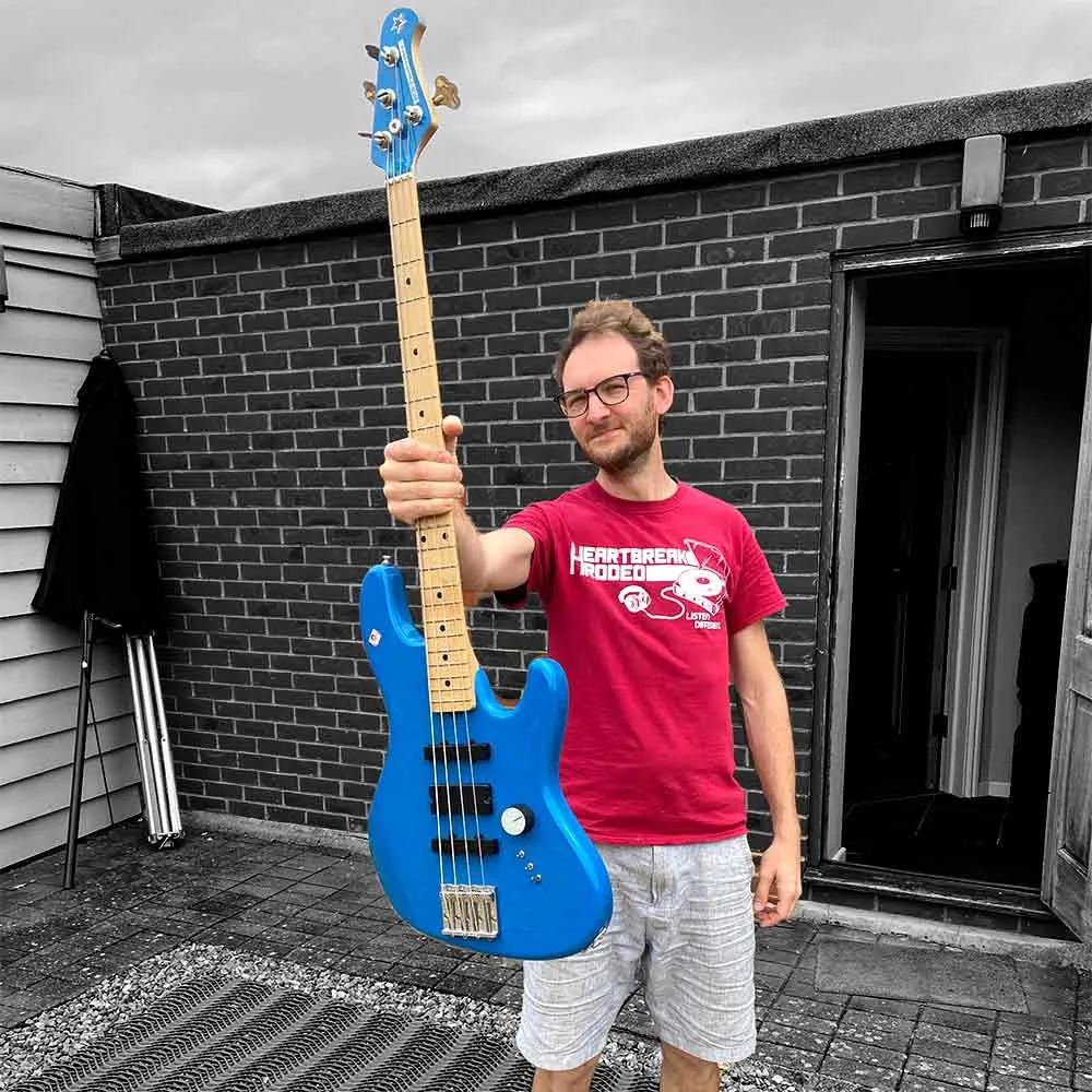 The Herman bass guitar